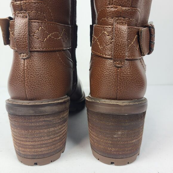 ZODIAC Georgia Round Toe Block Heel Zip-Up Riding Boot 6 M - Picture 7 of 14